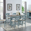 Bar Harbor Blue Counter Height Dining Table