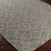 Metro Solid and Border Sage Area Rug, 8'x10'