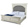 Highland Park Bed, Distressed Rustic Ivory, King
