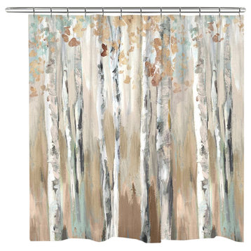 Woods at Dusk Shower Curtain