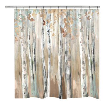 Woods at Dusk Shower Curtain