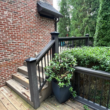 BEFORE - Deck Build Using Pressure Treated Pine with Timbertech Deck Lighting
