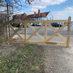 A series of timber gates - Home Fencing And Gates