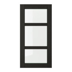 LERHYTTAN Porte vitr&eacute;e, teint&eacute; noir - Products