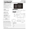 Lexicon Platinum Sink, Beige