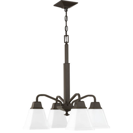 Clifton Heights 4-Light Chandelier, Antique Bronze