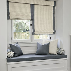 Smith and Noble Natural Woven Flat Fold Shades - Window Treatments