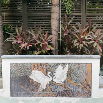 Mozaico | Mosaic Art - Romantic Herons