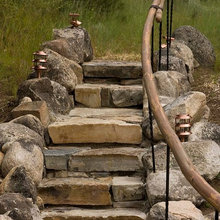 Outdoor Stairs Tiered Garden