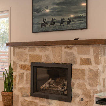 Warm, Earthy Main Level Remodel w/ Natural Wood and Stone Features