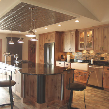 Rustic Butternut Kitchen