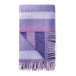 Designers Guild Fortrose Violet Throw - Throws