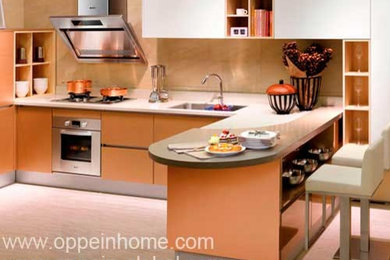 2014 Acrylic Kitchen Cabinet OPPEIN New Home Furniture