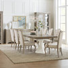 Modern Romance Double Pedestal Dining Table With 2-22" leaves
