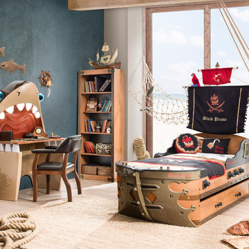 Pirate ship bedroom