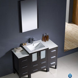 Fresca Torino 48'' Modern Bathroom Vanity Two Side Cabinets FVN62-122412ES-UNS - Bath Products