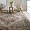 Vibe by Jaipur Living Emory Medallion Red/ Blue Area Rug 10'X14'