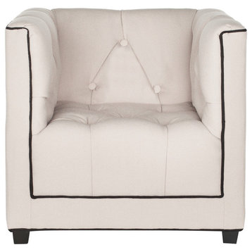 Little Decorator Club Chair - Taupe, Black