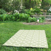 Budge Winchester Outdoor Patio Rug, Sage Green, 5' L X 7' W