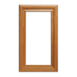 Orlando Glass Cabinet Door from CabinetNow.com shown in White Oak - Kitchen Cabinetry