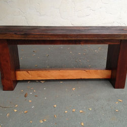 Dining Table Bench - Reclaimed Wood - Indoor Benches
