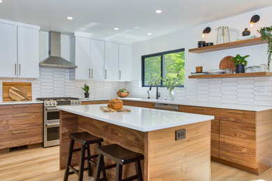 Kitchen - contemporary kitchen idea in Portland