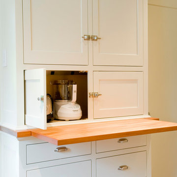 Painted Flush inset Kitchen Cabinets