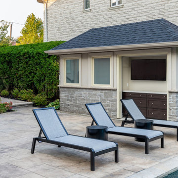 Backyard Entertaining for Separate Groups