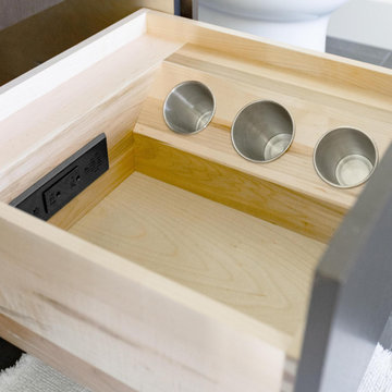 Bathroom Vanity In-Drawer Outlets