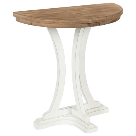Linsley Wood Console Table, Rustic Brown 30x15x31