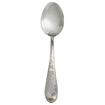 Kirk Stieff Sterling Silver Betsy Patterson Engraved Table Spoon