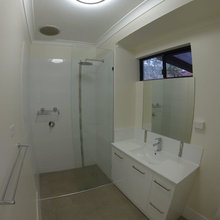 bathroom and laundry