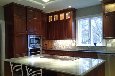Inspiration for a modern kitchen remodel in Boston