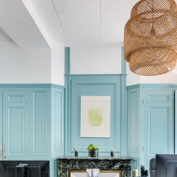 Vie en bleu dans une start up