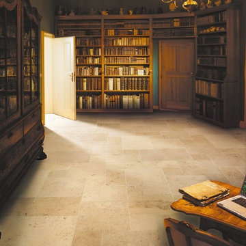 'Jura Beige' Limestone Tile Flooring