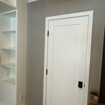 Hallway wallpaper installation in Altadena
