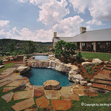 Boerne Multi-Level Pool/Spa/Landscape