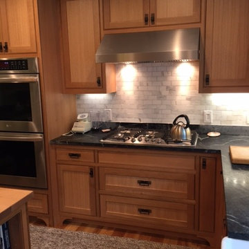 Quarter Sawn White Oak Kitchenin New England