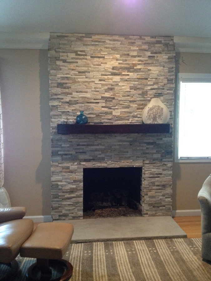 Modern mantel