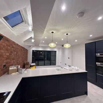 Wrap around Rear and Side Kitchen Extension, Refurb, L-Shaped Loft Conversion