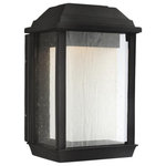 Murray Feiss - Murray Feiss OL12800TXB-LED 1, Light Outdoor LED Wall Lantern, Textured Black - Length: 11.125"