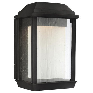Murray Feiss OL12800TXB-LED 1, Light Outdoor LED Wall Lantern, Textured Black