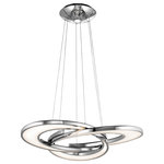 Elan - Elan Destiny LED Chandelier 83620 - LED Chandelier from Destiny collection in Chrome finish. Number of Bulbs 4. No bulbs included. No UL Availability at this time.