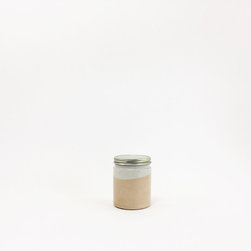 Medium Concrete Jar / Blush Two Tone Flip - Decorative Jars And Urns