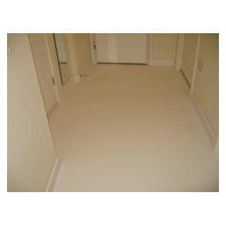 Image showcasing London Penthouse gets White Seamless Polyurethane Poured Resin Flooring ...