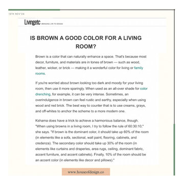 Expert Opinion featured in Living Etc.