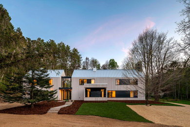 Свежая идея для дизайна: дом в скандинавском стиле - отличное фото интерьера