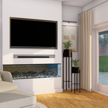 Redesign of the Living Room 19 sq.m