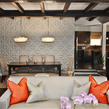 Living Room, Dining Room and Kitchen Open Concept