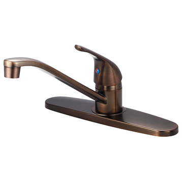 Elite Single Handle Kitchen Faucet, Oil Rubbed Bronze